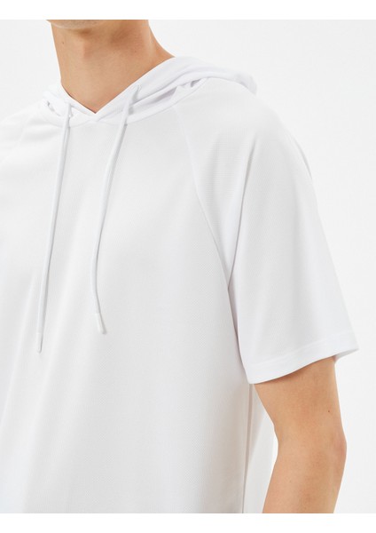 Basic Spor Tişört Kapşonlu Reglan Kollu indirimleri