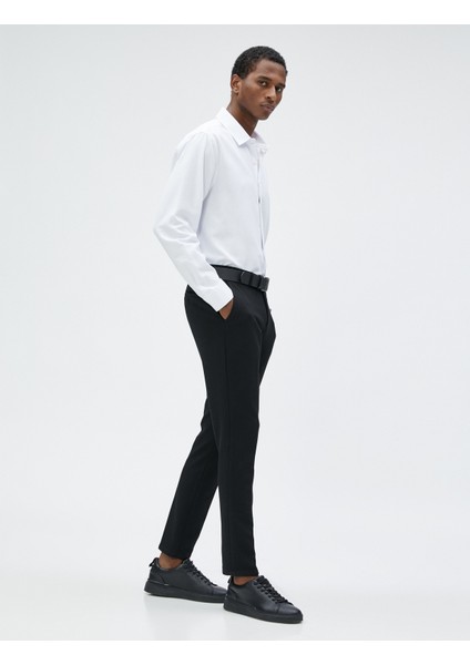 Basic Gömlek Klasik Manşet Yaka Uzun Kollu Düğmeli Non Iron fiyatları