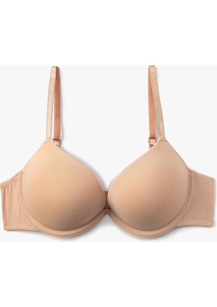Destekli Sütyen Ekstra Dolgulu Balenli Kaplı