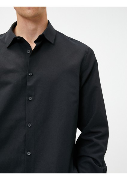 Spor Gömlek Slim Fit Klasik Yaka Uzun Kollu Non Iron indirimleri