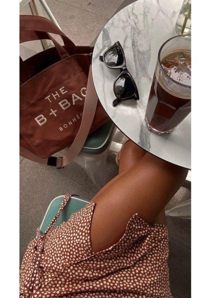 Kanvas Parisian Çanta - Bonheur Çanta - The B + Bag - Kadın Kanvass-Çanta