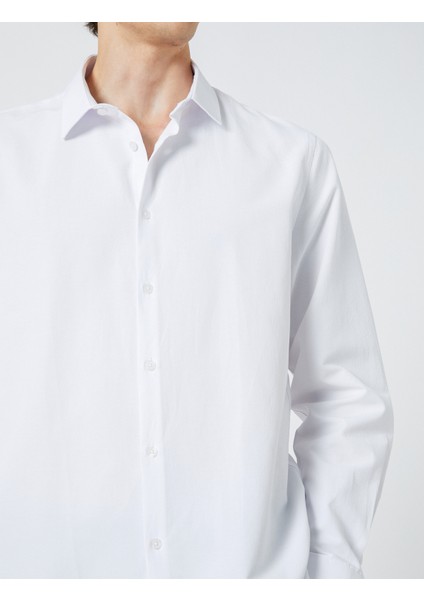 Spor Gömlek Slim Fit Klasik Yaka Uzun Kollu Non Iron indirimleri