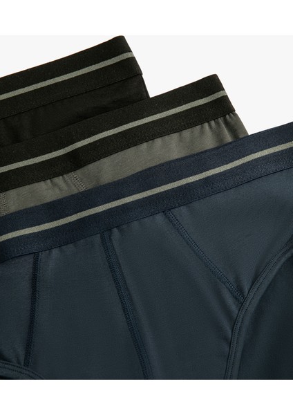 3'lü Slip Boxer Seti Çok Renkli modelleri