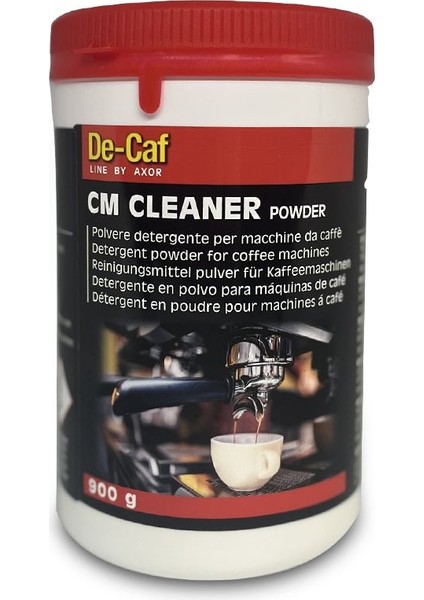 De Caf By Axor Italy cm Cleaner Espresso & Kahve Makinesi Temizleme Tozu 900 gr