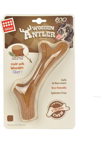 Doğal Ağaç Köpek Diş Kaşıma Oyuncağı L