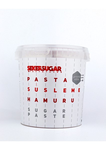 Şeker Sugar Şeker Hamuru 1 kg Kırmızı