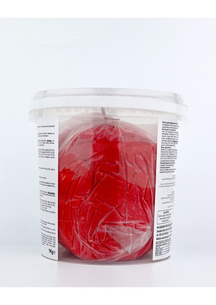 Şeker Sugar Şeker Hamuru 1 kg Kırmızı