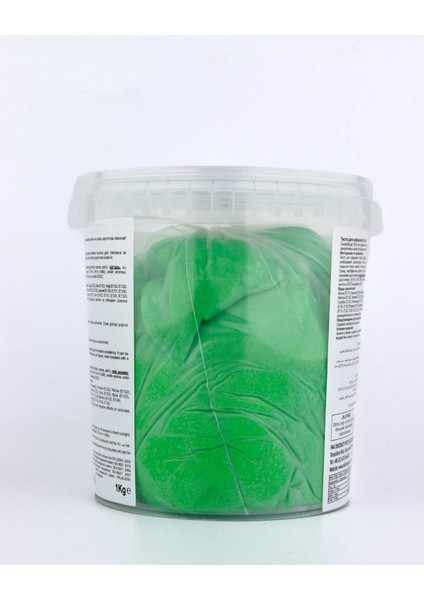 Şeker&Sugar Şeker Hamuru 1 kg-Yeşil