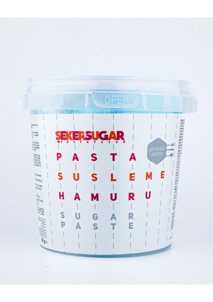 Şeker&Sugar Şeker Hamuru 500 gr-Açık Mavi