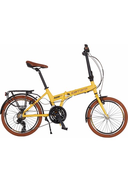 Flexi 121 Vb V Fren Shimano 21 Vites Katlanır Bisiklet Sarı