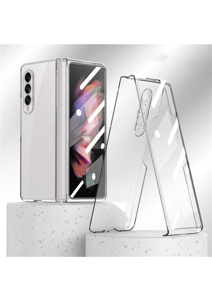 Samsung Galaxy Z Fold 3 Sert Kristal Kapak Koruma Kılıf - Şeffaf fiyatları