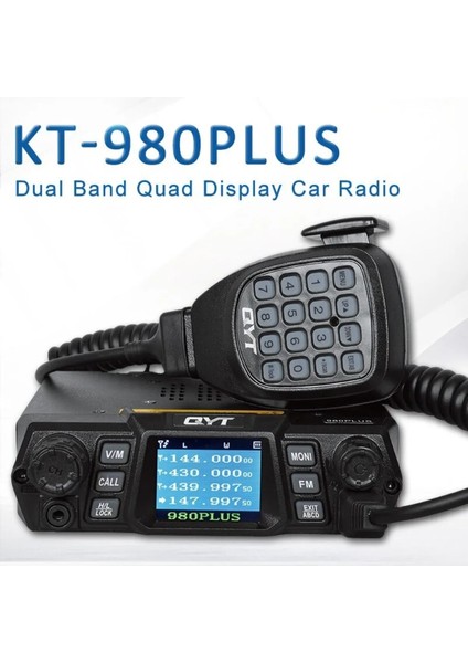 Kt-980 Plus Dual Band Mobil Telsiz