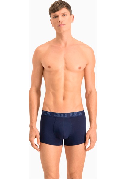 Mavi Erkek Boxer 93501506 Puma Basıc Trunk 2p Blu