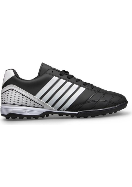 231-1134 Erkek Siyah-Beyaz (36-39) Halı Saha Futbol Ayakkabı