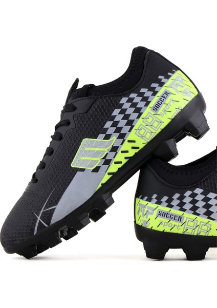 231-1139 Mr Erkek Siyah-Sarı Çoraplı Krampon Futbol Ayakkabı fırsatları