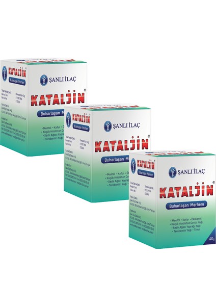 Kataljin Buharlaşan Merhem 40G (3 Adet)