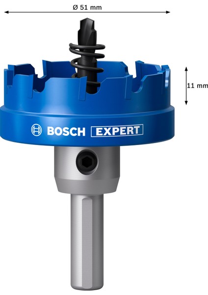 Expert Sheet Metal Delik Açma Testeresi 51 mm