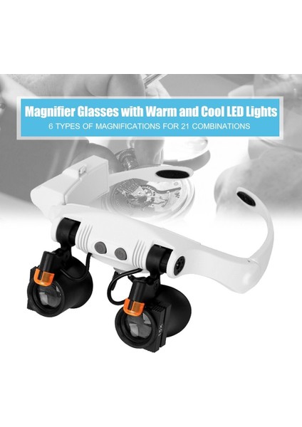 Kafa Bandı Büyüteç Göz Büyüteçleri Gözlük Stili Eller (Yurt Dışından) fırsatları