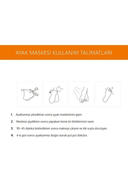 3'lü Aleovera Ayak Soyucu Çorap Ölü Derileri Soyan Ayak Çorabı Peeling Maskesi - 3 Adet