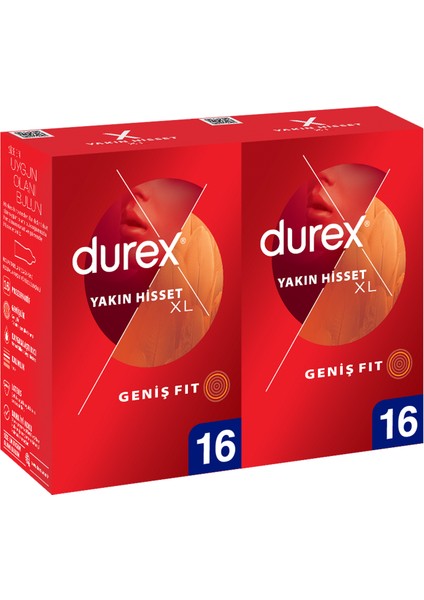 Yakın Hisset 32 Xl Prezervatif