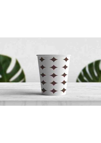Asya Cup Karton Kağıt Bardak 6 Oz 500 Adet 150 ml Ideal Boyut