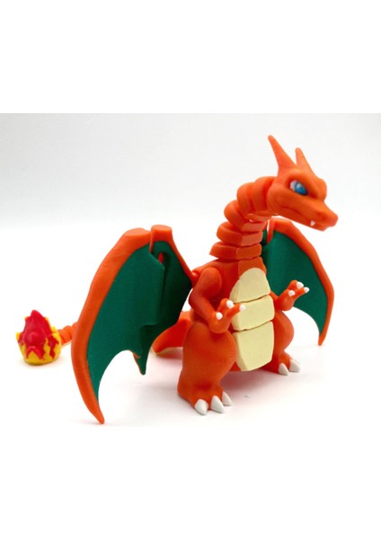Charizard Hareketli Pokemon Figürü