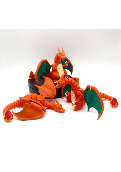 Charizard Hareketli Pokemon Figürü