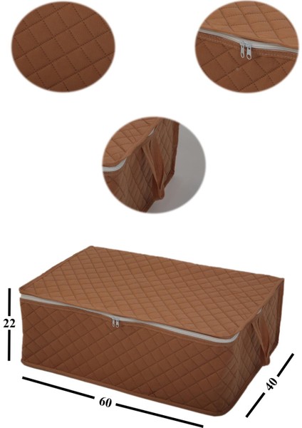 5 Adet Bazaaltı Hurç 60X40X22 - Büyük Boy Baza Hurcu(Taba)