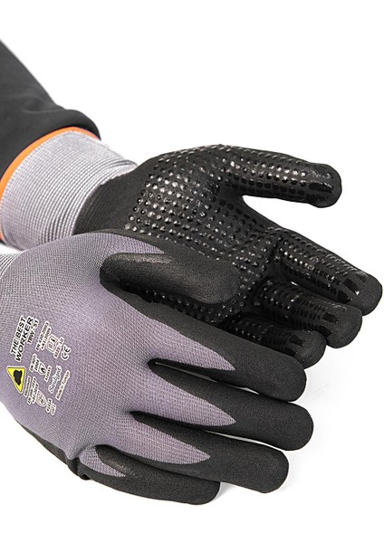 TBW51 Mikro Köpük Nitril Kaplama Avuç İçi Dotlu İş Eldiveni modelleri