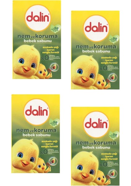 Nem ve Koruma Bebek Sabunu 100 gr 4 'lü