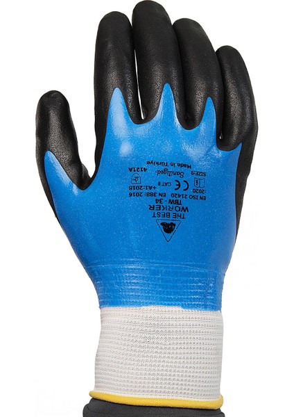 TBW34 Çift Kaplı Mavi Eldiven fırsatları