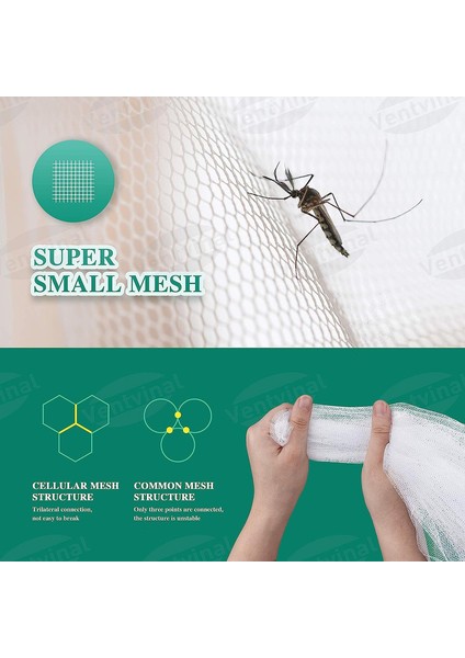 Cibinlik, Seyahat ve Kullanım Için Evrensel Beyaz Böcek Koruma Siperi, 12 Yapışkan Kancalı Komple Kit, Boyut 60×250×1250CM (Yurt Dışından) fırsatları