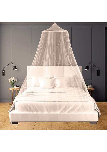 Yatak Cibinlik, Büyük Cibinlik Böcek Koruması Cibinlik Anti-Böcek Koruması, Tek Kişilik Yatak Için Uygun, Çift Kişilik Yatak Cibinlik (Beyaz)（1.2m） (Yurt Dışından)