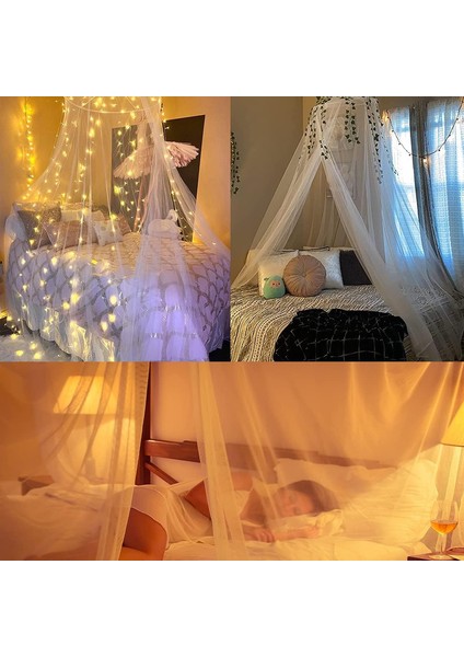 Yatak Cibinlik, Büyük Cibinlik Böcek Koruması Cibinlik Anti-Böcek Koruması, Tek Kişilik Yatak Için Uygun, Çift Kişilik Yatak Cibinlik (Beyaz)（1.2m） (Yurt Dışından) modelleri