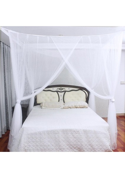 Çift Kişilik Yataklar Için Cibinlik Gölgelik, Jtdeal Büyük Sineklik Polyester Sineklik Böcek Kovucu ve Kurulum Aletleri ((G*L*Y,190*210*240CM)) (Yurt Dışından) fırsatları