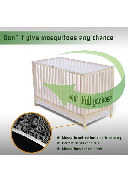 Bebek Yatağı Cibinlik, Fermuarlı Kedi Cibinlik, Taşınabilir Bebek Beşik Cibinlik Beşik ve Beşik Için Ince Örgü Sivrisinek Kovucu (60*130CM*90CM) (Yurt Dışından) modelleri