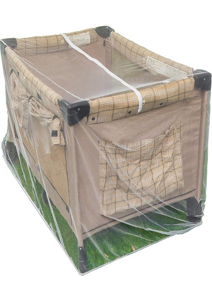 Pack N Play Seyahat Karyolaları Için Fermuarlı Cibinlik - Beşiklere, Pusetlere ve Çocuk Parklarına Uyar - Evrensel Boyut, Elastikli Taşınabilir ve Dayanıklı Örgü Ağ (Yurt Dışından)