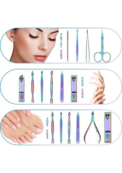 12 Adet Tırnak Makası Seti Pedikür Paslanmaz Çelik Manikür Seti Profesyonel Bakım Araçları (Yurt Dışından) fiyatları