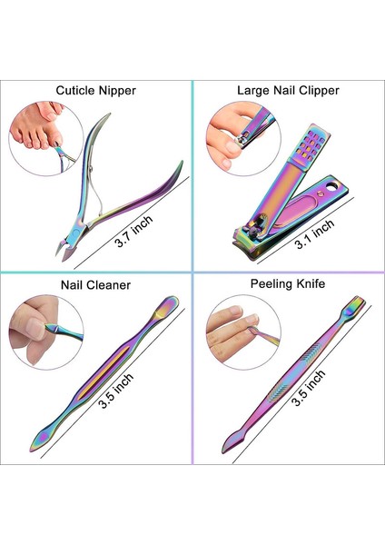 12 Adet Tırnak Makası Seti Pedikür Paslanmaz Çelik Manikür Seti Profesyonel Bakım Araçları (Yurt Dışından) fırsatları