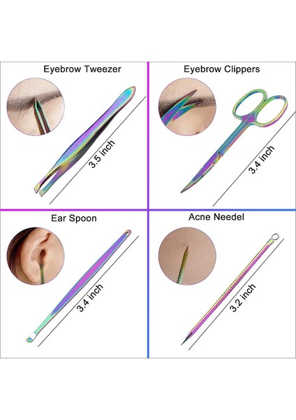 12 Adet Tırnak Makası Seti Pedikür Paslanmaz Çelik Manikür Seti Profesyonel Bakım Araçları (Yurt Dışından) indirimleri