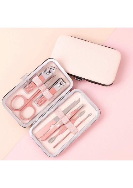 Tırnak Makası Seti Profesyonel Bakım Seti 7'si 1 Arada Profesyonel Kişisel Tırnak Bakım Seti, Gül Altın (Yurt Dışından) indirimleri