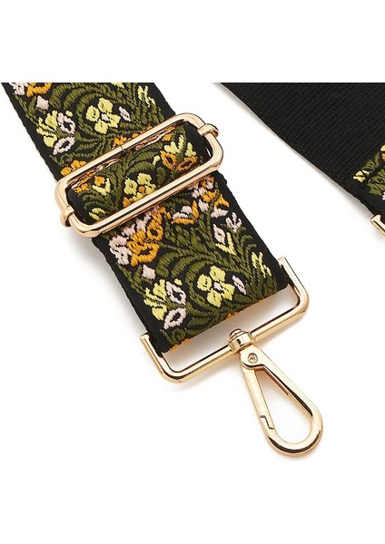 Geniş Omuz Askısı Ayarlanabilir Yedek Kemer Çapraz Kanvas ÇANTA（SARI）80-130CM (Yurt Dışından) modelleri