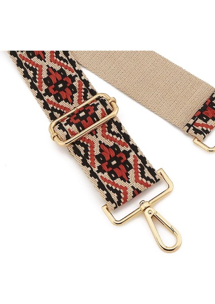 Geniş Omuz Askısı Ayarlanabilir Yedek Kemer Çapraz Kanvas Kanvas Çanta (Siyah Turuncu ÇIÇEKLER)80-130CM (Yurt Dışından) fiyatları