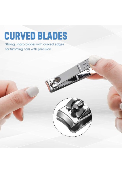 12 Parça Tırnak Makası Seti Kadınlar Erkekler Için Paslanmaz Çelik Tırnak Kesici (Küçük, Gümüş) (Yurt Dışından) modelleri