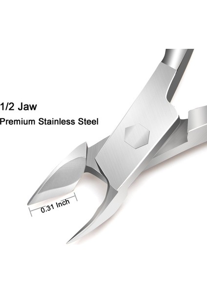 Profesyonel Paslanmaz Çelik Kütikül Kesici Makas Dayanıklı Pedikür Manikür Aletleri, Gümüş (Yurt Dışından) fiyatları