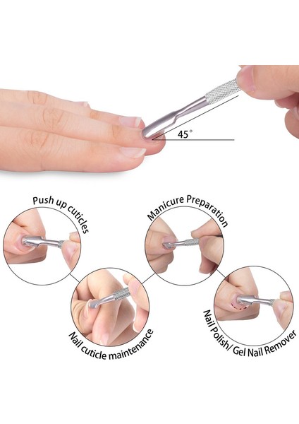 Profesyonel Paslanmaz Çelik Kütikül Kesici Makas Dayanıklı Pedikür Manikür Aletleri, Gümüş (Yurt Dışından) fırsatları