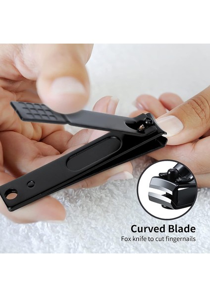 3 Adet Tırnak Makası Seti, Keskin Paslanmaz Çelik Tırnak ve Ayak Tırnağı Makası, Siyah (Yurt Dışından) indirimleri