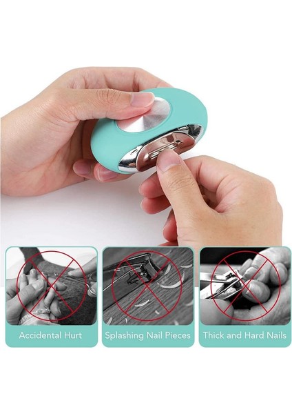 2'si 1 Arada Tasarım Elektrikli Tırnak Makası, Tırnak Kırpıntılarını Saklama, Keskin Pençeler Acıtmaz, Çift Hızlı Dişli (Yurt Dışından) modelleri