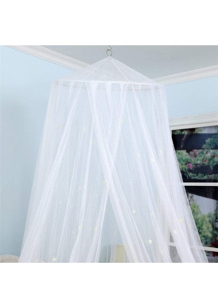 Dıy Parlak Yıldızlar, Beyaz Cibinlik Yoğunlaştırıcı ve Çocuklar, Erkekler ve Kızlar Için Daha Iyi Kalite ile Yeni Yükseltilmiş Yuvarlak Kubbe Yatak Kanopisi (Yurt Dışından) fırsatları