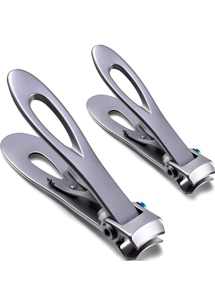 2 Adet Kalın Tırnak Makası Geniş Tırnak Kesici, 15MM Paslanmaz Çelik Tırnak Makası (Gümüş) (Yurt Dışından)